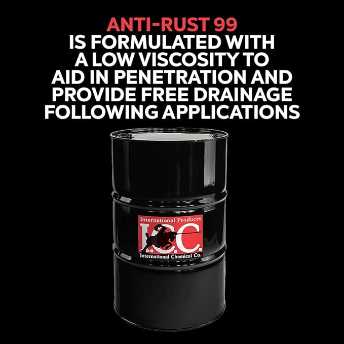 Anti-Rust 99 High-Performance Evaporative Solvent Rust and Corrosion Preventative; MIL C 16173 D Grade 3; 55 Gallons