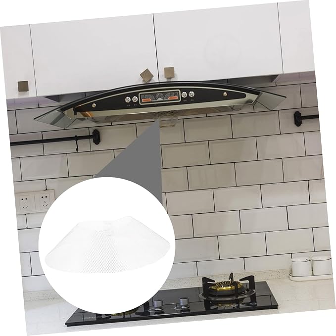 TEHAUX 10PCS Durable Range Hood Filters Bowl Shape Cooker Hood Accessories Kitchen Exhaust Fan Replacement Mesh Filter