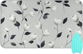 Ironing Mat Portable Ironing Pad Ironing Blanket for Table Top Heat Resistance Double-Side Using Travel Large 47.2 x 27.6 Inch Foldable Lightweight Light Grey Tulips