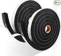 2 Rolls Foam Tape Weather Stripping Door Seal, 1'' W x 3/4'' T High Density Seal Strip, Adhesive Closed Cell Weather Strip Total 13 Feet Long