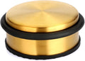 Sumnacon Heavy Duty Floor Door Stopper No Drill, Durability Stainless Steel Door Stops with Anti-Skid Rubber - Contemporary Decorative Safety Doorstop for Home Office Commercial Industrial,Gold