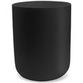 Matte Black Round Compact Trash Can Mini, 2 Gallons / 7.5L Garbage Bin, Tiny Wastebasket for Bathrooms, Office, Under Desk, Bedroom, Laundry Room, Kitchen, Kids Room, and Dorm