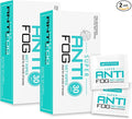 Anti Fog Wipes for Glasses, Binoculars, Face Shields, Ski Masks or Swim Goggles | Pre-Moistened Cleaning Antifog Lens Wipes for Eyeglasses and Defogger for Glasses (30 Count Pack of 2)