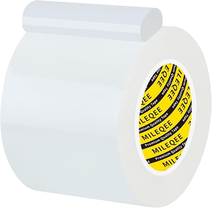 Window Weather Stripping Door Seal Tape White, 2in x 66FT, Automotive Weatherstrip Adhesive Seal Strip for Car Auto Trunk, Weatherproof Gap Sealing Sealer Draft Blocker, Easy Removal