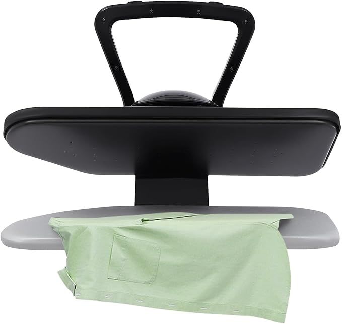 Intelligent Steam Press with 5 Fabric Setting Professional Steamer 1600W for Home/Business 36inch Non-stick Large Pressing Surface Auto Shutoff & Temp Settings Digital Touch Screen (Black)