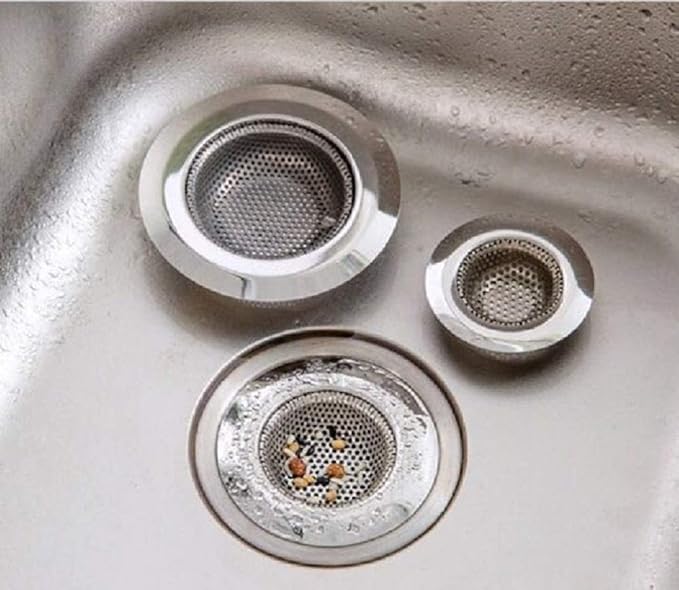 Hair Catcher Shower Drain(3 Pack), Bathtub Drain Cover, Sink Tub Drain Stopper, Sink Strainer for Kitchen and Bathroom, Hair Stopper for Bathtub Drain Cover Size from 2.13'' to 4.5''.