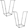 Metal Trash Bag Holder - Garbage Bag Holder Frame Holds 30-45 Gallon Bags-Multi-Use Outdoor Leaf Bag Stand for Yard Camping Garden Lawn Party Supplies (2 Pcs)