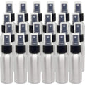 2 fl oz Aluminum Bottle with Black Spray Cap (24 Pack)