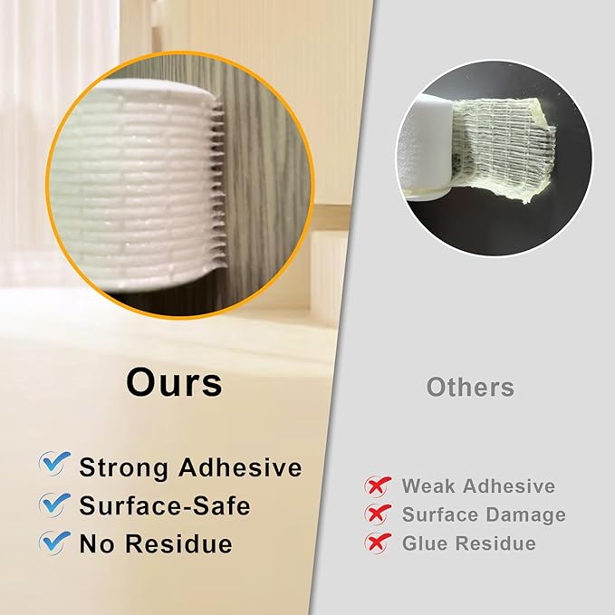 High Density Foam Weather Stripping Door Seal Strip Insulation Tape Roll for Insulating Door Frame, Window, Air Conditioner Soundproof Self Adhesive Sealing Weatherstrip(1 in x 1/4 in x 33 Ft)