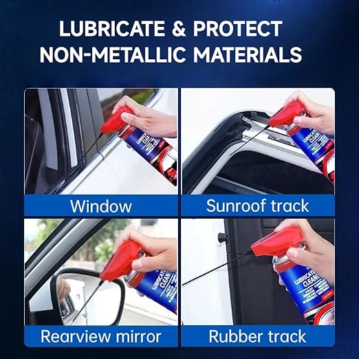 Glodway Specialist Silicone Lubricant Spary,Garage Door Lubricant Oil,with Smart Straw Sprays 2 Ways,for Door Higne,Bike,Sewing Machine,Metal Parts,10 OZ（Pack 2）