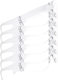 Quest Protective Apparel Safety Glasses for Men and Women - Anti Fog Safety Goggles for Shooting, Lab, or Construction – Polycarbonate Eye Protection [Clear & Pack of 6]