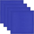 Wisdompro Extra Large 4-Pack Microfiber Cleaning Cloth For Laptop, LCD TV, Computer Screen, Monitor, Tablet, Camera Lens, Glass, Lenses, Phone, iPhone, iPad, other Delicate Surface - Blue (16x16 Inch)