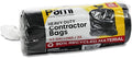 PAMI Heavy Duty 42 Gallon Construction Bags, Tear-Resistant Contractor Garbage Bags for Yard Waste Cleanup (10 Count, Black)