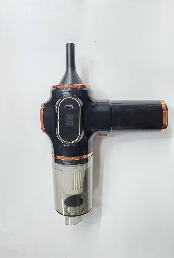 Portable Car Vacuum Cordless Mini Handheld Vacuums Cleaner High Power with LCD Display and Multi-Nozzles, Hand held Cleaners for Car, Home, Office, Sofa, Pet Hair,Keyboard (Black)