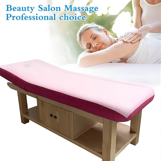 100Pcs Disposable Massage Table Sheets 31.5" x 71" Non-Woven Fabric Bed Covers for Ultimate Hygiene and Comfort in Massage, Tattoo, and Spa Treatments, Breathable and Durable Sheets(White)