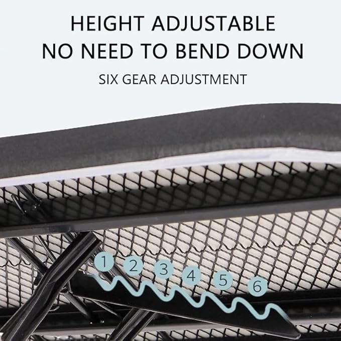 Ironing Board Full Size,Heavy Duty Small Iron Board with Heat Resistant Cover, Iron Rest - No Assembly Required (43 x 12 x 32 Inches) (Gray)