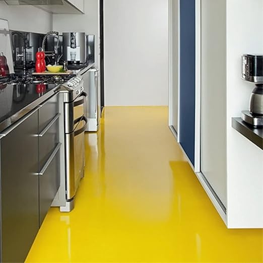 Colored Epoxies Safety Yellow Epoxy Resin for Bar Tops, Table Tops, Wood, Concrete, Epoxy Art & Crafts 1.5 Gallon