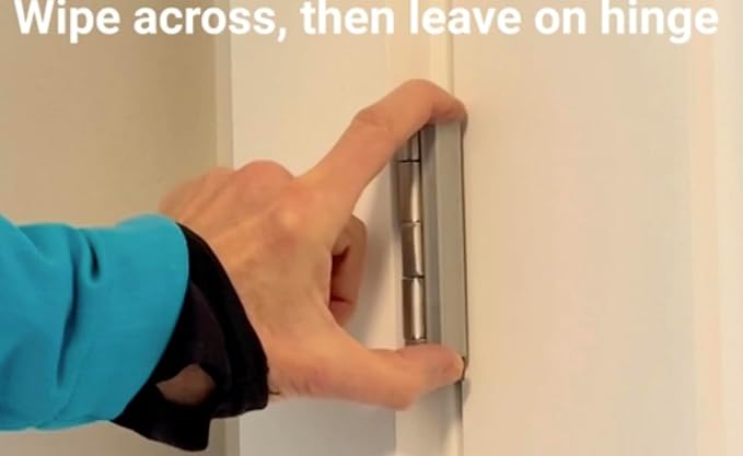 The First-of-Its-Kind Lubricant Cartridge for Squeaky Door Hinges. Mess-Free, Odorless, Sprayless & Prelubricated. Hinge Husher™ Lubricant Cartridges (3 Pack - Silver)