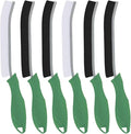 Hard Bristle Crevice Cleaning Brush-Thin Gap Scrub Brush, Small Cleaning Brush, Grout Brush, Kitchen Brush, Cleaning Tools for Toilet, Bathroom, Sink, Home, Household, Window (6, Green)