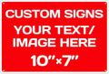 Personalized Aluminum Metal Signs - Weatherproof, Custom Text & Picture, Multiple Sizes, Hazard, Garden, Custom Door, Business Signs