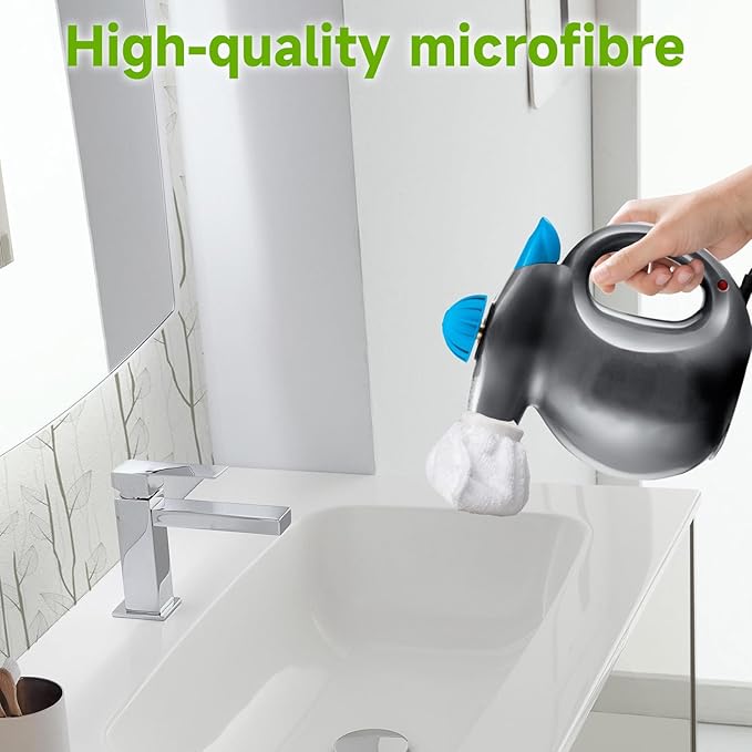 4Pack Microfiber Cloths for Handheld Steam Cleaner Compatible with Bissell Steam Shot, Comforday, PurSteam, Wagner Spraytech, Universal Washable Steam Cleaner Accessories (4)