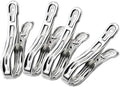 Metal ClothesPins,Row Cover Clips 20 Pack 3.5 Inch Stainless Steel Pool Towel Clips,Chair Clips for Beach Towels,Garden Clips，Greenhouse Clamps：Quilts, Blankets from Blow Away Or Decline