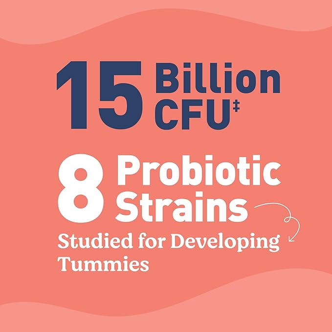 Lovebug Award Winning USDA Organic Probiotic for Toddlers & Kids | Multi-Strain 15 Billion CFU | Easy-to-Take Powder | Sugar Free | Ages 12 Months to 4 Years | 30 Count (Pack of 1)