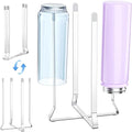 Water Bottle Drying Rack, Collapsible Bottle Rack Dryer, Stainless Steel Baby Bottle Drying Rack for Cup, Water Bottle Dryer Rack, Reusable Bag Drying Stand for Glass Bottles, Sport Bottles