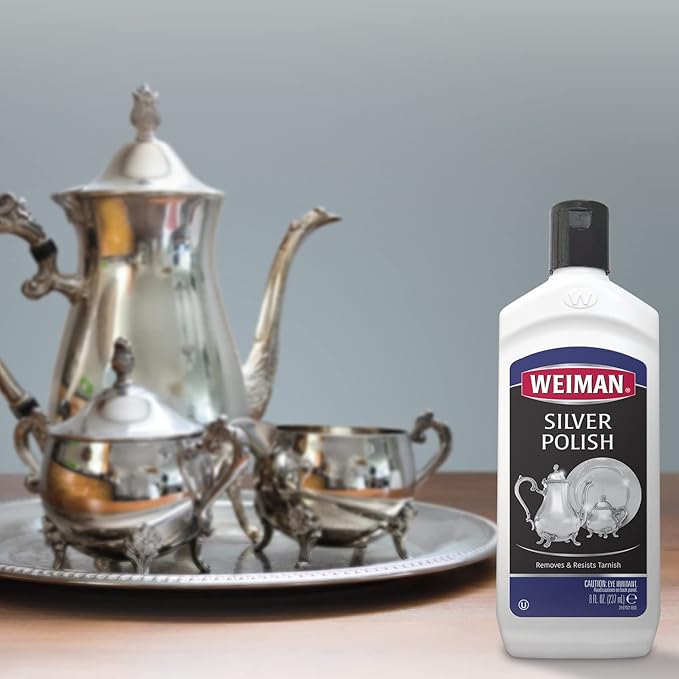Weiman Silver Polish, 8 ounce Bottles, pack of 2