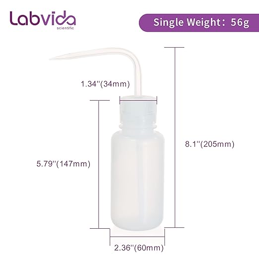 New Released Thick Wall 250ml Squeeze Bottle Set 2pcs- Laboratory Grade Durable Wash Bottles for Precision Liquid Dispensing and Tattoo Cleaning