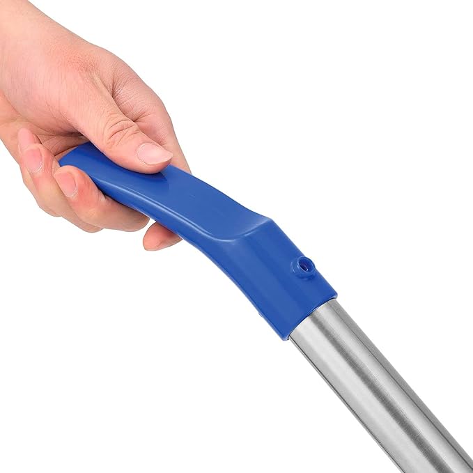 Global Industrial Mini Floor Scrubber With Floor Pads, 11" Cleaning Path, Dual Nylon Scrub Brushes, Cleans & Polishes Tile, Wood, Marble and other Hard Floors