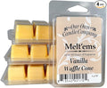 Our Own Candle Company Premium Wax Melt, Vanilla Waffle Cone Scent, 6 Cubes, 2.4 oz (4 Pack)