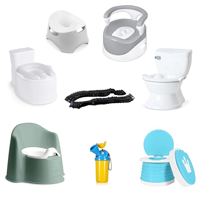 Potty Chair Liners with Elastic, Portable Potty Training Bags, Potty Refill Liners Disposable for Toddlers Kids and Baby,Toilet Seat Cover,17x8Inches,Black