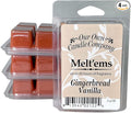 Our Own Candle Company Premium Wax Melt, Gingerbread Vanilla Scent, 6 Cubes, 2.4 oz (4 Pack)