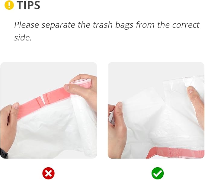 Ultra Thick 15 Gallon Drawstring Trash Bags, 108 Count Heavy Duty Large Plastic Garbage Bag, Leak Proof Trash Can Liners for Tall Kitchen Home Office Lawn Outdoor, White