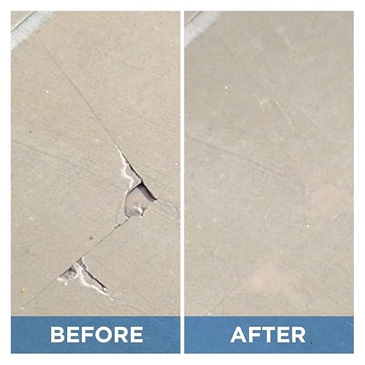 MagicEzy Tile Repairezy (Metallic White) -Fix Chipped Tiles Fast - Thick Ceramic Repair Filler Ideal for Holes, Gouges, Porcelain, Acrylic, Vinyl