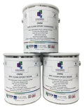 Coloredepoxies 10002 Clear Epoxy Resin Coating 100% Solids, High Gloss For Garage Floors, Basements, Concrete and Plywood. 3 Gallon Kit
