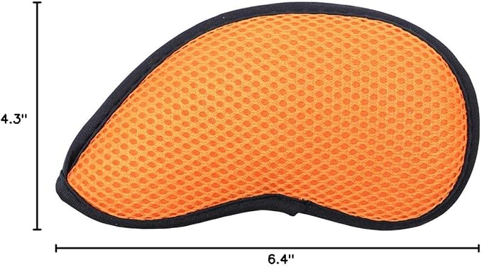 Montela Golf Iron Covers,Golf Iron Head Covers Mesh Golf Iron Covers Set 10pcs Golf Iron Headcovers,Golf Club Head Covers for Iron with Magic Tape Fit Most Brand 4-9 APSX