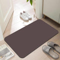 Ultra Thin Door Mat Indoor Entrance, 1/10 in Thin Door Mats for Inside Entry, Non-Slip Rubber Backing Washable Doormat, Fade Resistant, Absorbent, Low Profile Dirt Trapper, 35"X24",Coffee