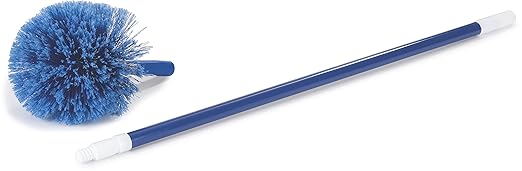 SPARTA Flo-Pac Rounded Duster Cleaning Duster with Electrostatically Charged Bristles for Cleaning, 9 X 7 X 7 Inches, Blue, (Pack of 12)
