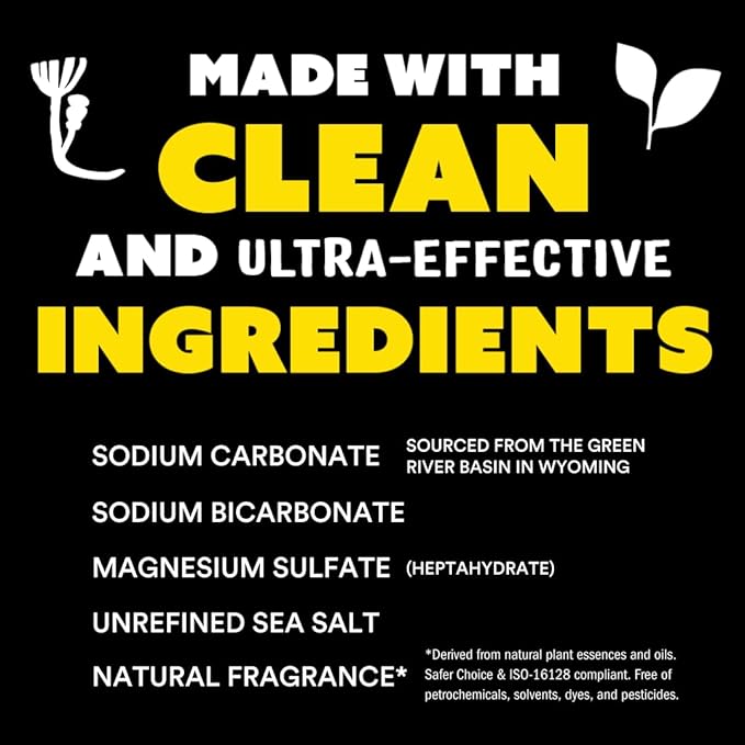 Molly's Suds Original Laundry Detergent Powder | Clean Laundry Detergent Powder for Sensitive Skin | Simple, Effective Ingredients, Stain Fighting | 120 Load (Peppermint)