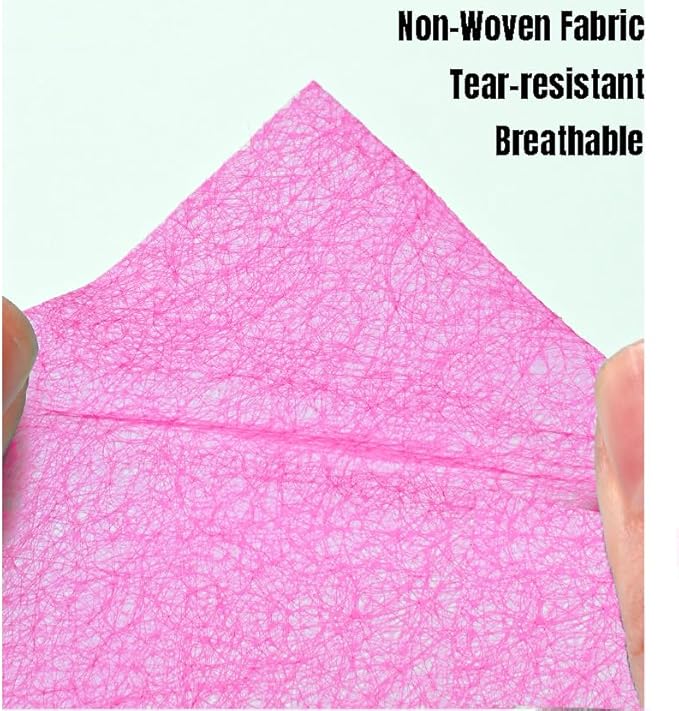 100 PCS Disposable Massage Table Sheets Spa Bed Covers 71"x31" -Non Woven Fabric Waterproof Protector for Waxing, Tattoo, Beauty Salon,Facial, Esthetician Table Bed (Pink)