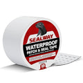 White RV Roof Sealant Tape, 2" x 25' Waterproof Repair Seal Tape – Extra Thick, UV-Resistant, Weatherproof Patch for Permanent Leak Sealing on RVs, Trailers, and Mobile Homes