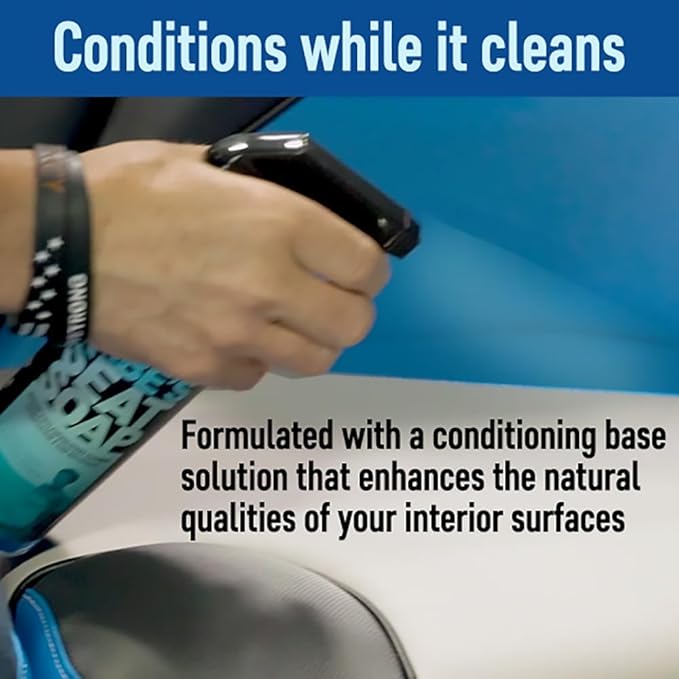 Babe’s Seat Soap – Marine Vinyl, Plastic & Leather Cleaner for Boat Seats – Cleans, Conditions & Protects Upholstery from Suntan Oil & Dirt