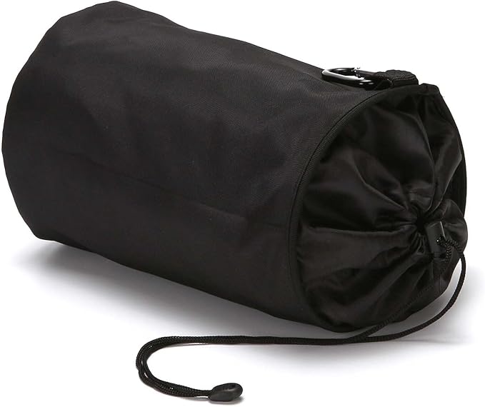 Clothespin Bag Hanging Clothesline Peg Organizer Storage Bags,Dust-proof (black)