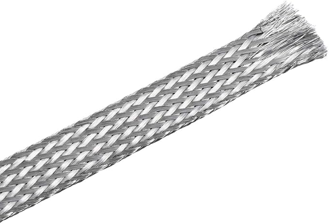 uxcell 3.3Ft - 15/32 Inch 304 Stainless Steel Sleeving Expandable Hose Cover