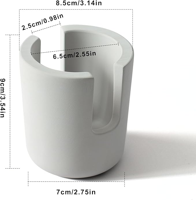 Selegna Diatomite Stone Kitchen Sink Organizer and Drying Caddy - Fast Absorbing, Quick Dry - Light Grey, Large