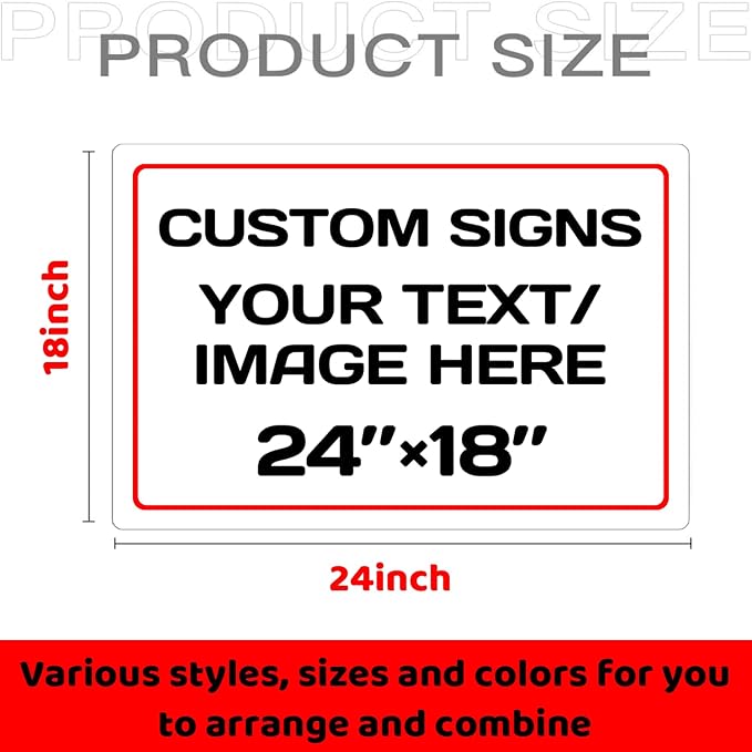 Personalized signs,Aluminum Weatherproof Metal Sign,Optional reflective,Personalized Text And picture Here,for garden, door sign, business,factory