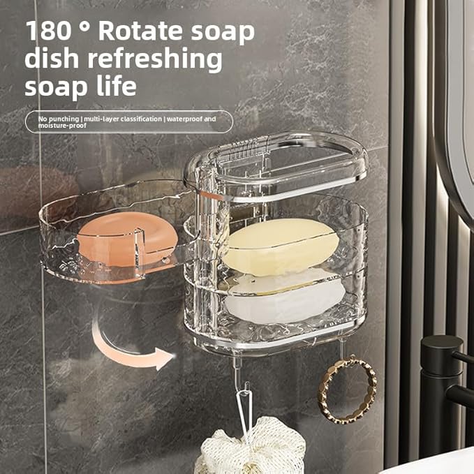 Soap Bar Holder for Shower Wall Two