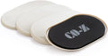 CO-Z Large Furniture Sliders - 4 Pack, 6" x 9 1/2" Oval Reusable Furniture Sliders for Carpet, Heavy-Duty Furniture Gliders Movers for Hardwood Floors, Plastic Moving Pads for Heavy Furniture